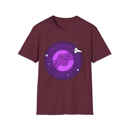 Cute Smiling Planet Unisex T-Shirt