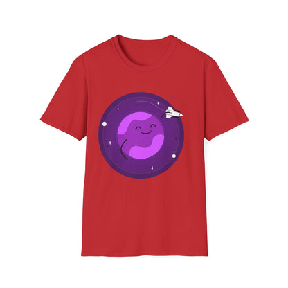 Cute Smiling Planet Unisex T-Shirt