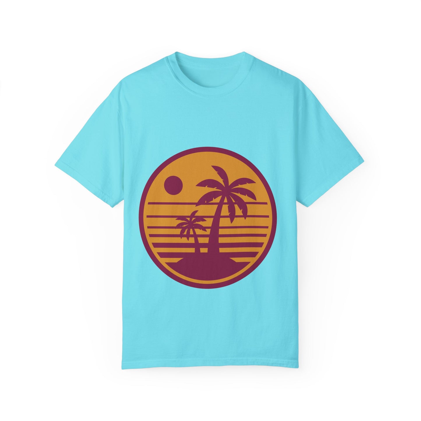 Retro Palm Tree Sunset Unisex T-Shirt