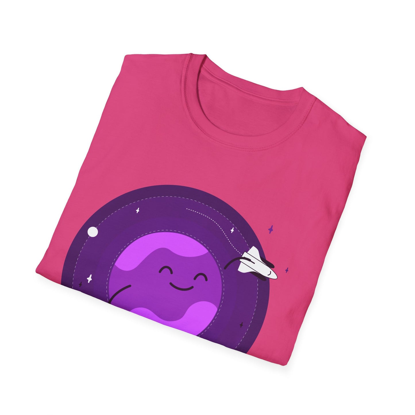 Cute Smiling Planet Unisex T-Shirt