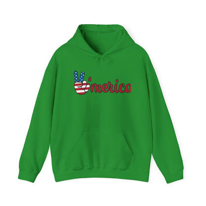 Peaceful America Unisex Hoodie - Heavy Blend™ Sweatshirt