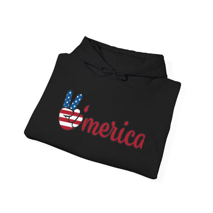 Peaceful America Unisex Hoodie - Heavy Blend™ Sweatshirt