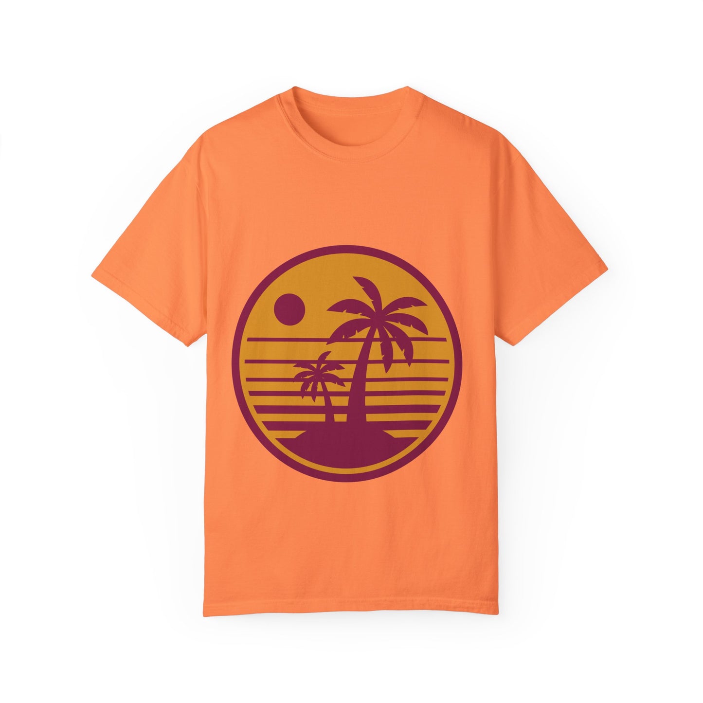 Retro Palm Tree Sunset Unisex T-Shirt