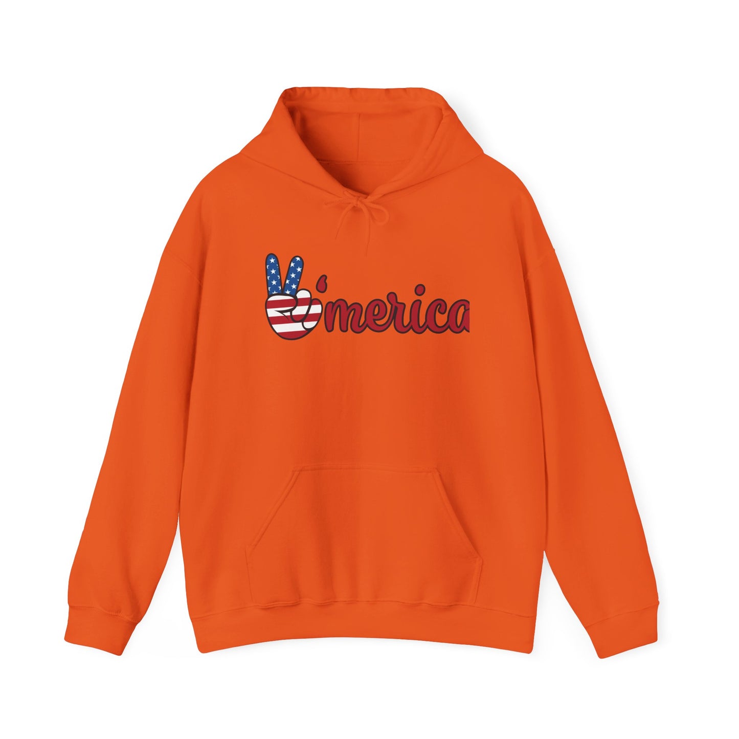 Peaceful America Unisex Hoodie - Heavy Blend™ Sweatshirt