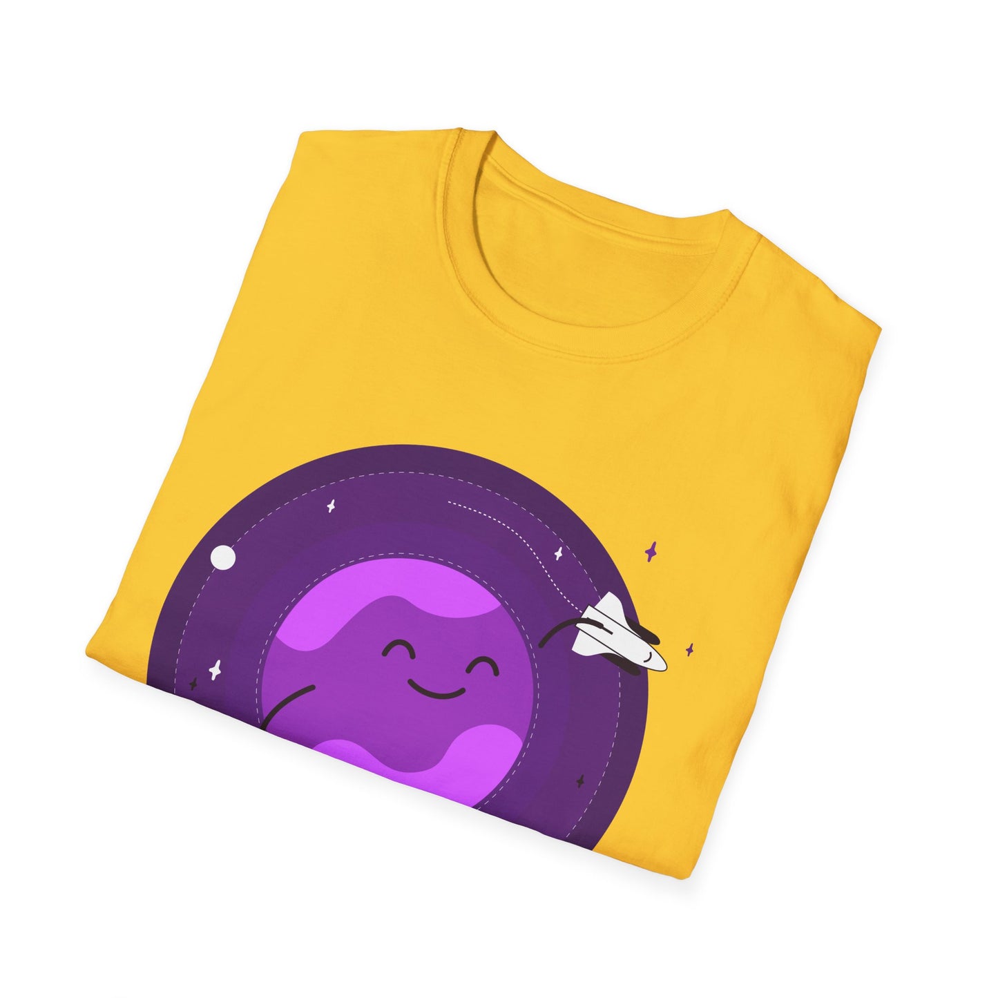 Cute Smiling Planet Unisex T-Shirt