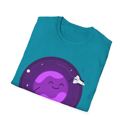 Cute Smiling Planet Unisex T-Shirt