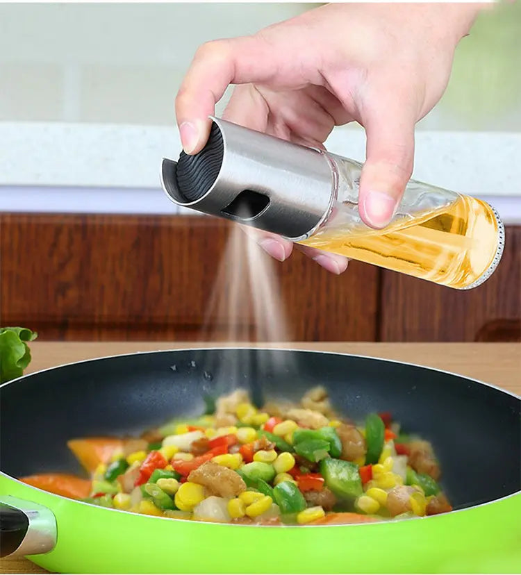 Healthy Kitchen Cooking Oil Vinegar Spray Bottle Mağazam