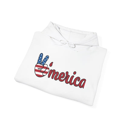 Peaceful America Unisex Hoodie - Heavy Blend™ Sweatshirt