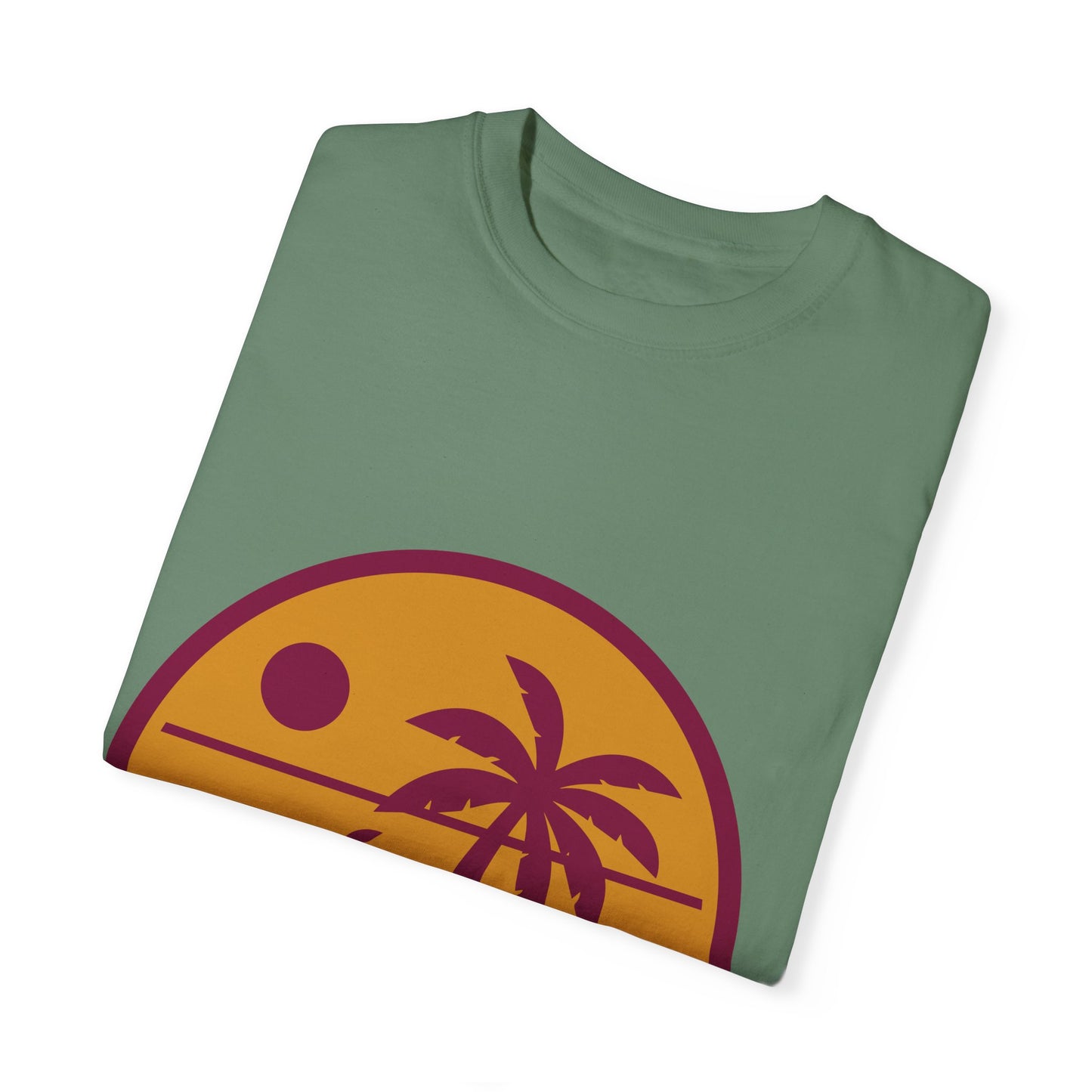 Retro Palm Tree Sunset Unisex T-Shirt