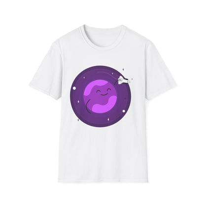 Cute Smiling Planet Unisex T-Shirt