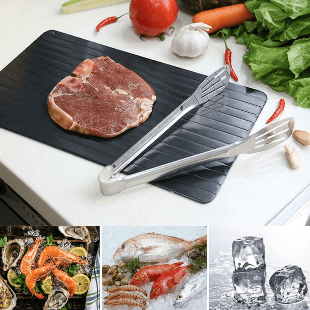 Fast Defrost Tray Fast Thaw Frozen Food Meat Fruit Quick Defrosting Mağazam