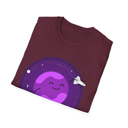 Cute Smiling Planet Unisex T-Shirt