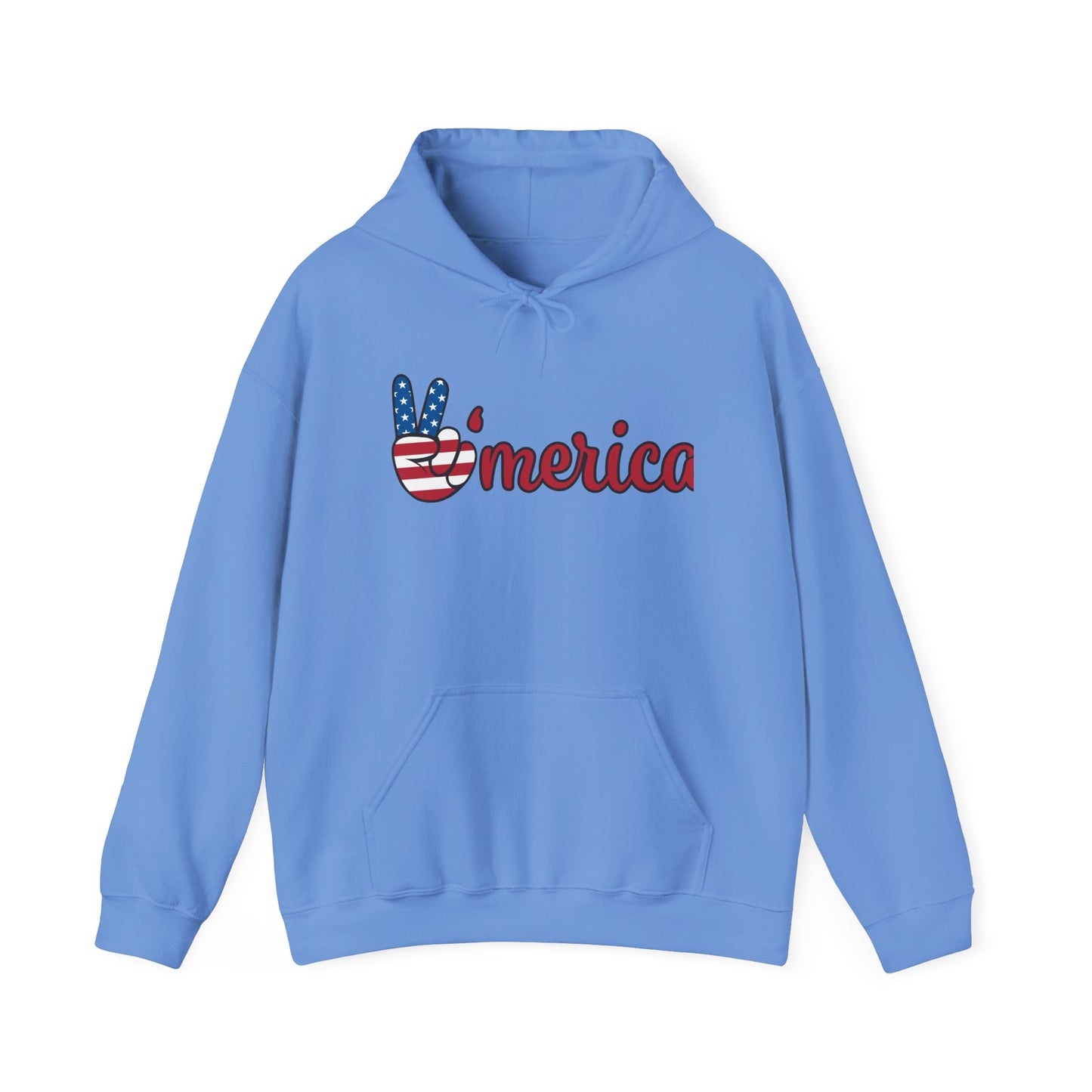 Peaceful America Unisex Hoodie - Heavy Blend™ Sweatshirt