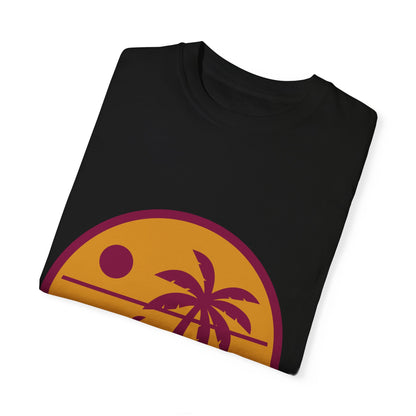 Retro Palm Tree Sunset Unisex T-Shirt