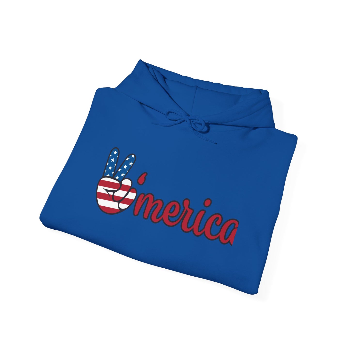 Peaceful America Unisex Hoodie - Heavy Blend™ Sweatshirt