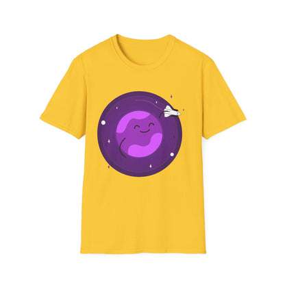 Cute Smiling Planet Unisex T-Shirt