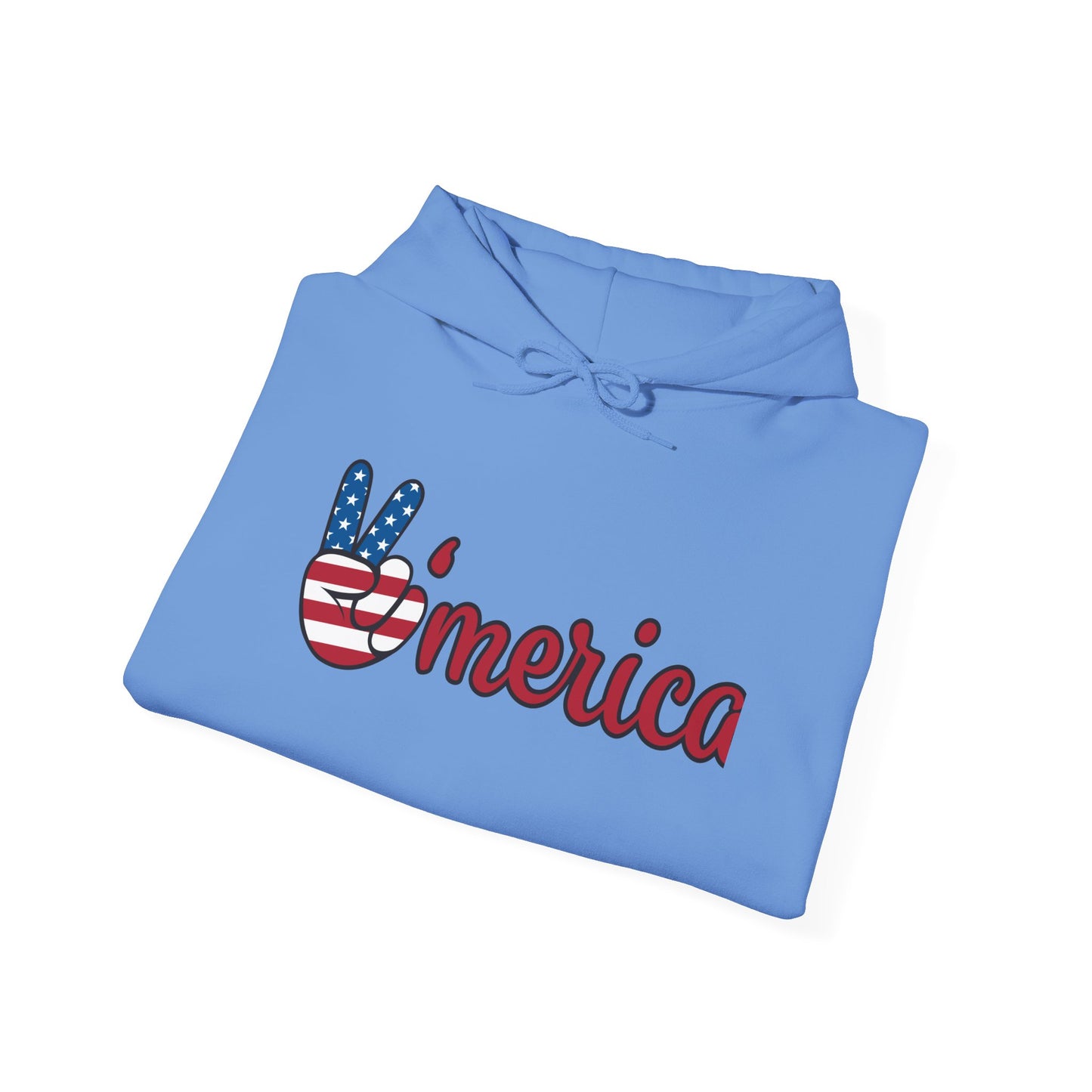 Peaceful America Unisex Hoodie - Heavy Blend™ Sweatshirt